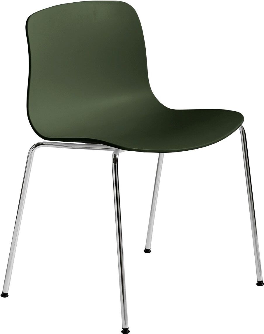 Hay About a Chair AAC16 stoel met chroom onderstel Green