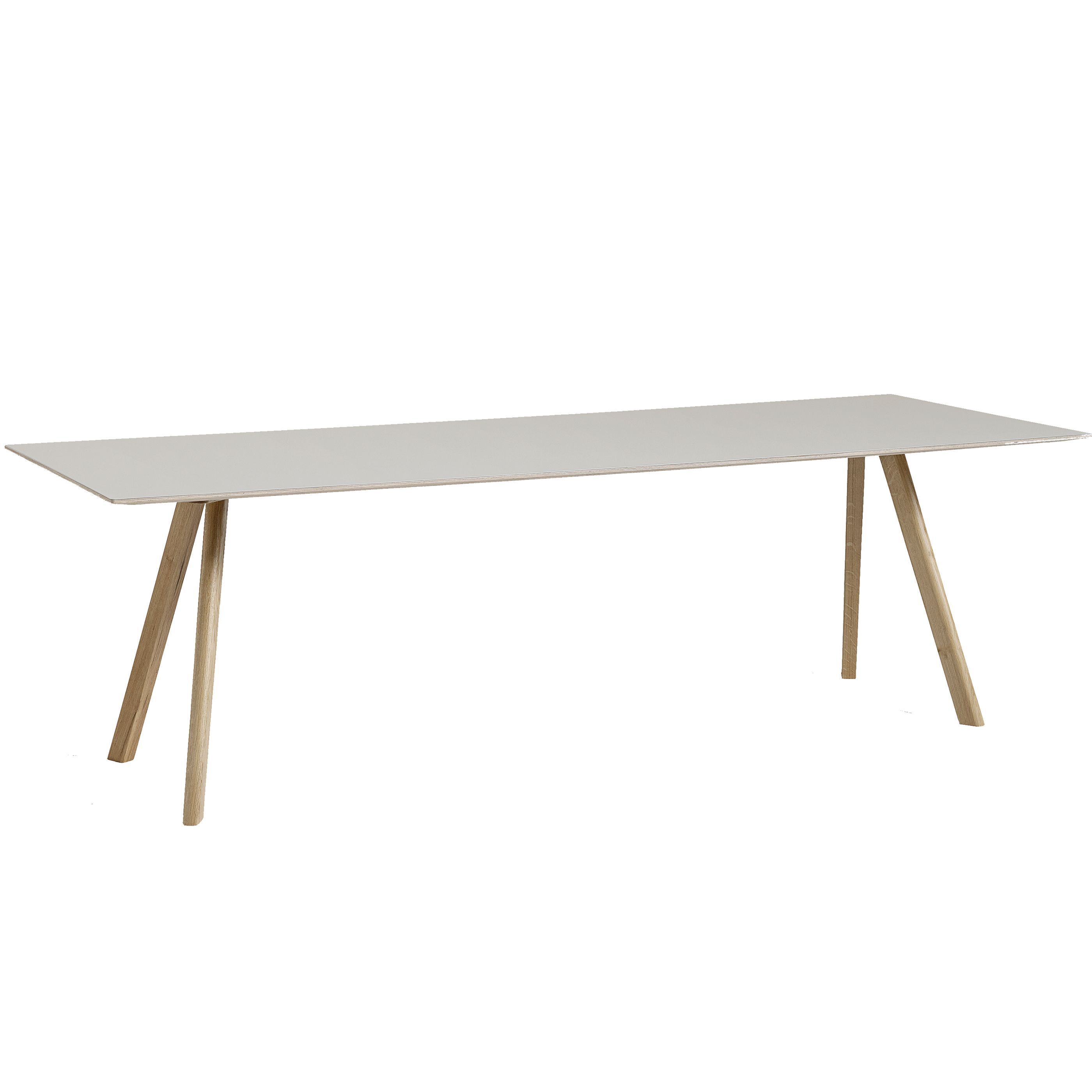 Hay Copenhague CPH30 tafel 250x90 gezeept eiken off white linoleum