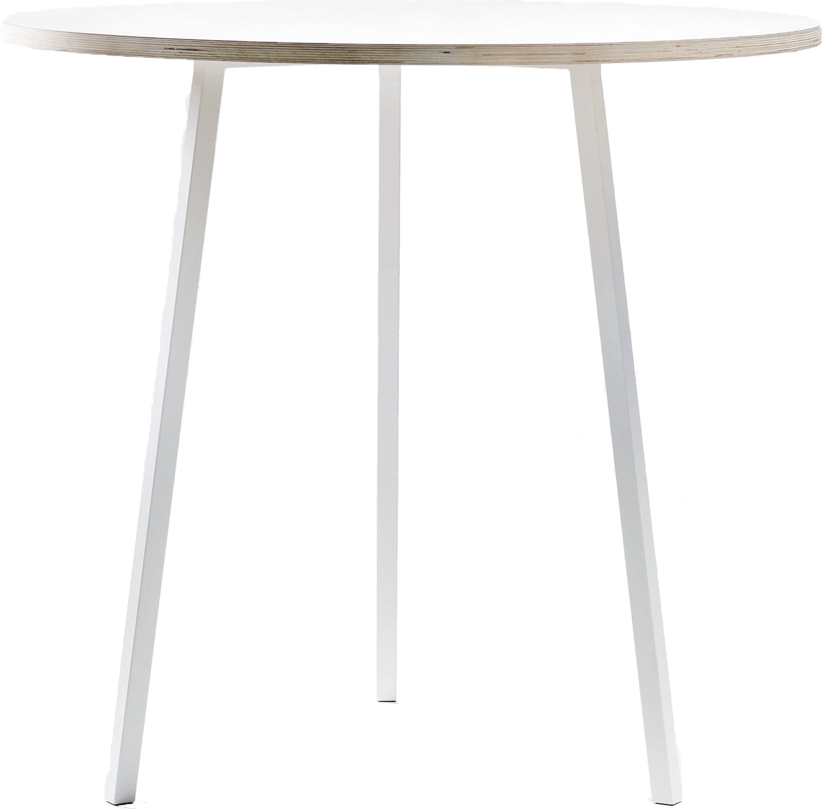 Hay Loop Stand Round High tafel wit 90