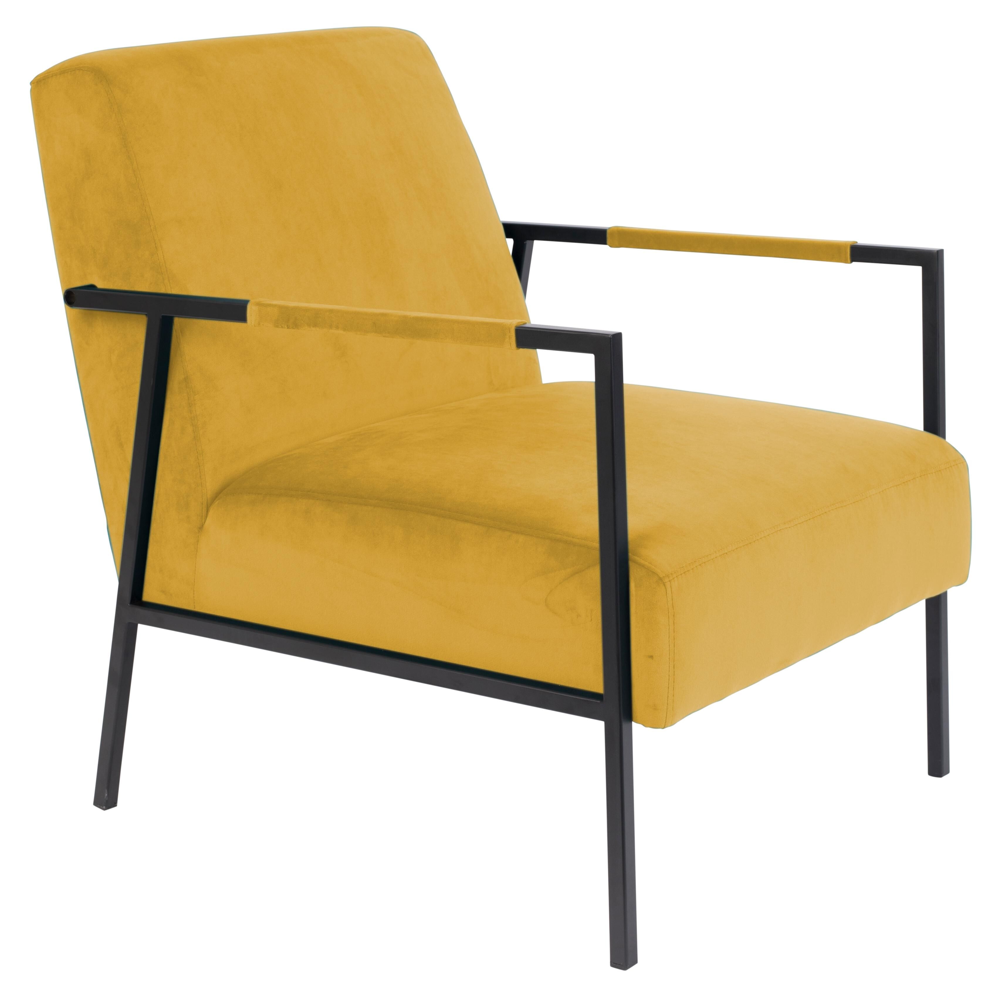 Livingstone Design Oamaru fauteuil geel