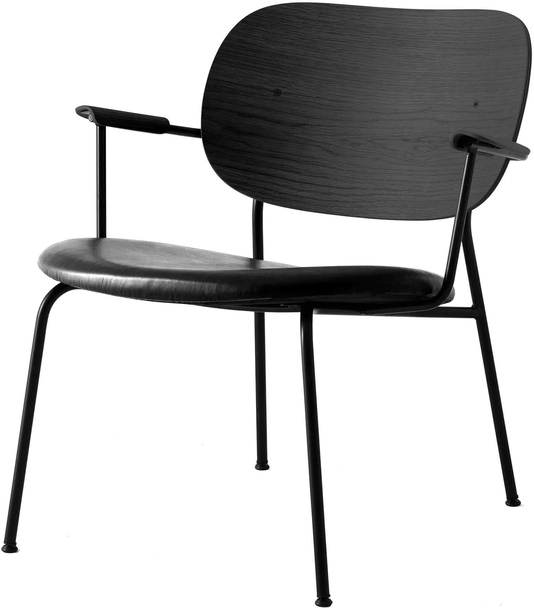 Menu Co Lounge Chair fauteuil Dakar 0842 zwart eiken