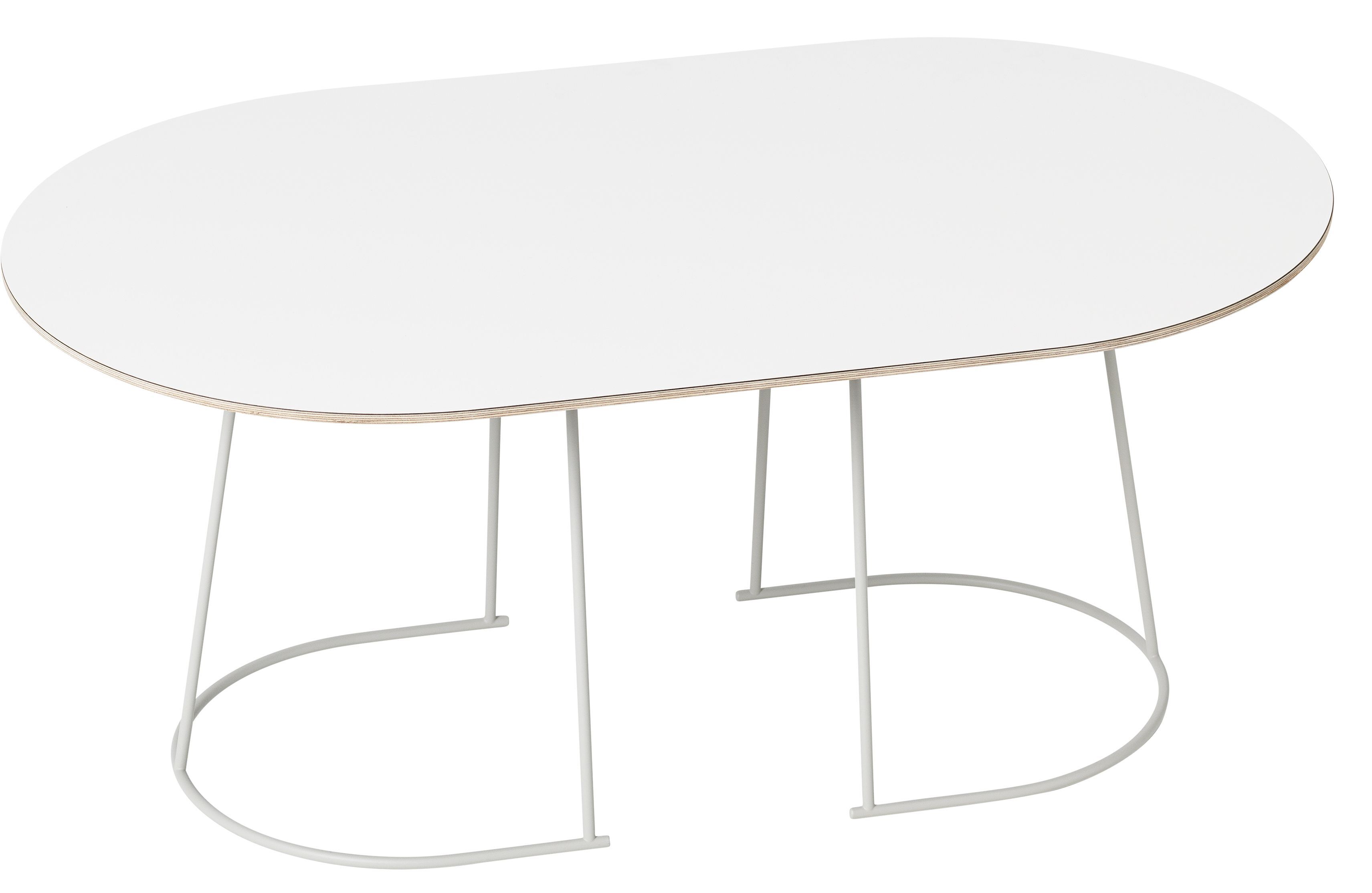 Muuto Airy Medium salontafel 88x51 Gebroken Wit