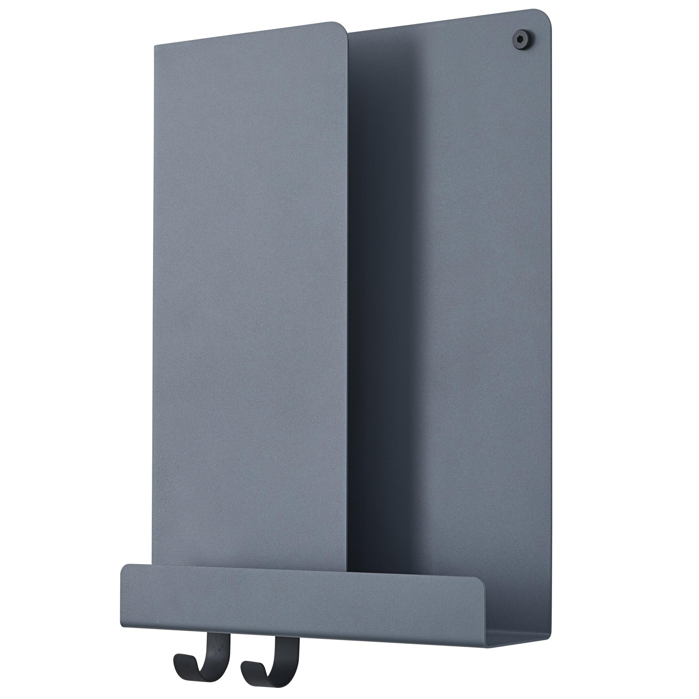 Muuto Folded wandplank hoog blauw grijs