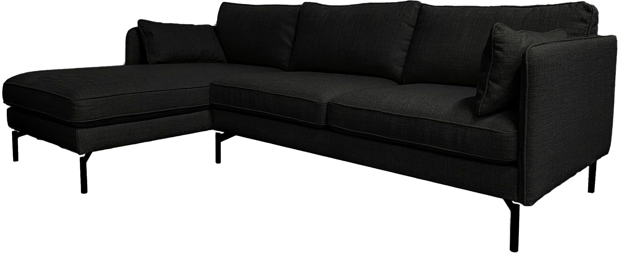 Pols Potten PPno 2 3-zits bank met chaise longue links smooth dark grey