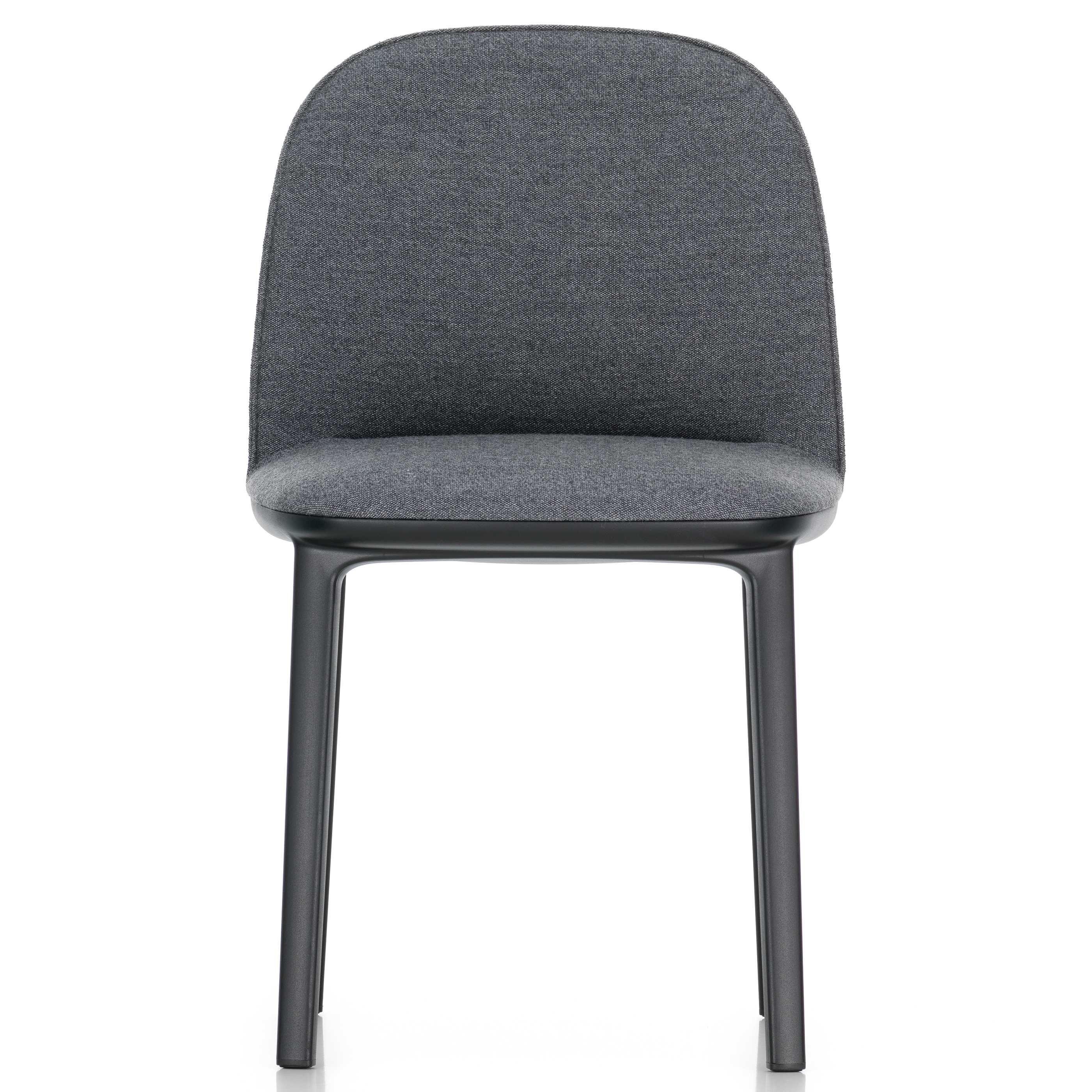 Vitra Softshell Side stoel antraciet stofsoort Dumet 08