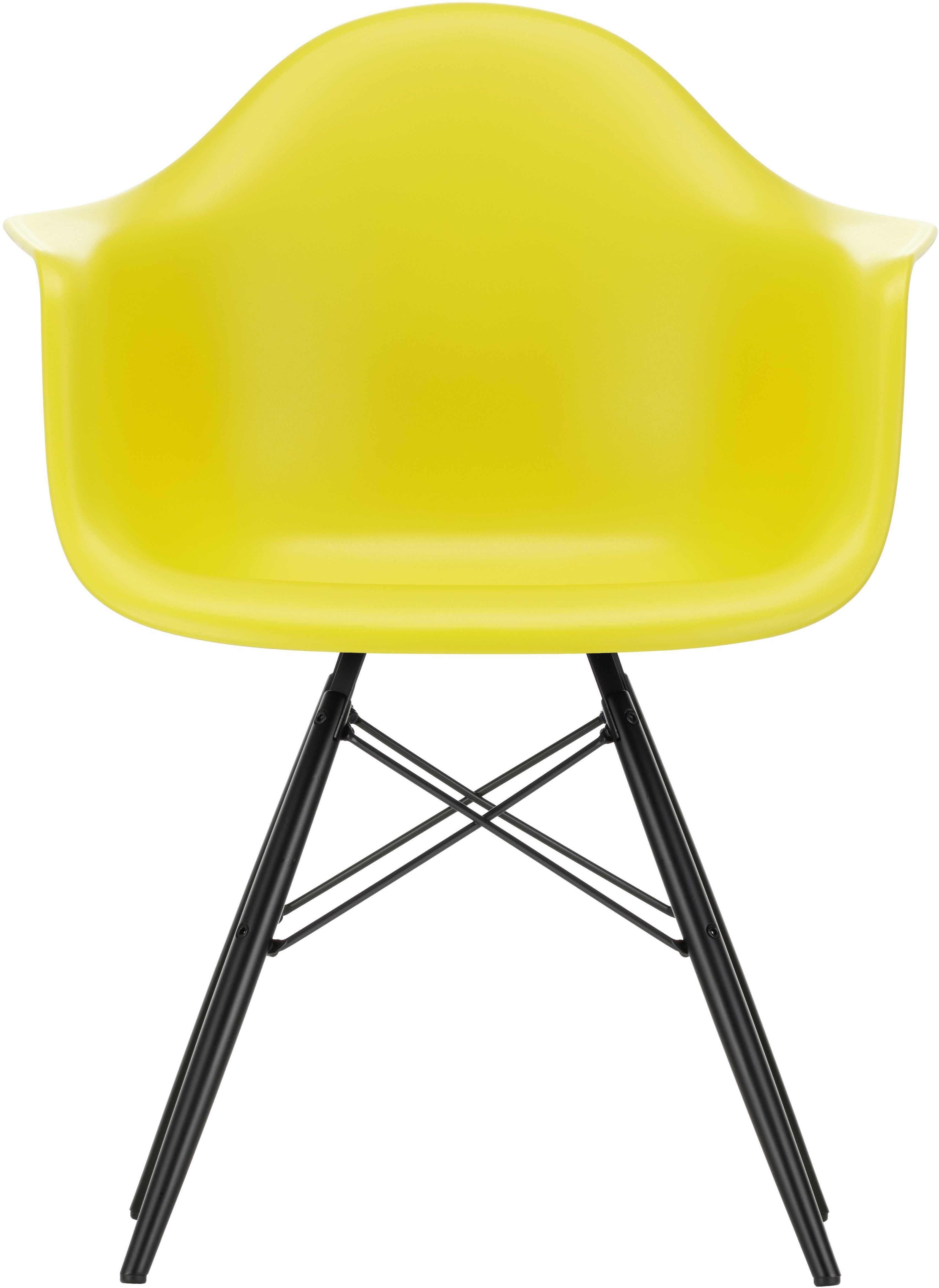 Vitra Eames DAW stoel zwart esdoorn onderstel sunlight