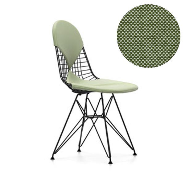 Vitra Eames Wire Chair DKR-2 stoel gepoedercoat onderstel Hopsak 87