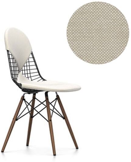 Vitra Eames Wire Chair DKW-2 stoel met donker esdoorn onderstel Hopsak 79