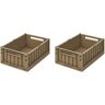 Liewood Weston Opbergkrat M 2-Pack - Oat