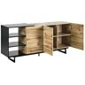 Beliani FIORA - Sideboard - Lichte houtkleur - MDF