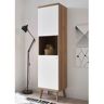 andas Vitrinekast MERLE Scandi Design, hoogte 197 cm bruin 50 x 197 x 40 (B x H x T) cm