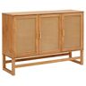 Home affaire Dressoir Rotan vlechtwerk op de deurfronten, van massief hout, twee kleurvarianten bruin 128x38x90 cm