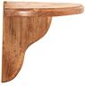 Biscottini Wandrek 38 x 26 x 28 cm   keukenrek van massief hout   wandrekken van hout Made in Italy