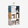 ROLTIN Bookshelf Simple Modern Bookshelf Shelf Home Living Room Shelf Simple Multi-layer Storage Rack for Living Room, Home Office