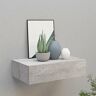 Chaduof Wandrek met laden, grijs, beton, 40 x 23,5 x 10 cm, MDF, wandrek, wandrek, modern-330251