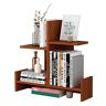 Suuim Bookshelf Bookshelf Desktop Organizer Rack Storage Rack Simple Modern Desk Storage Shelf (Color : A) (D)