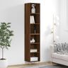 AJJHUUKI Dit artikel- Highboard Bruin Eiken 34,5x32,5x180 cm Engineered Wood-Nice