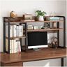 KAZUP Boekenplank Desktop Boekenplank Desktop Boekenplank Over Monitor, Display Plank Kantoor Opbergrek Stand Plank Rek Boekenplank (Kleur: Wit, Maat: 135 * 20 * 70cm)