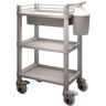 RANGPAN Keuken Opslag Trolley, Bewegende Trolley, Schoonheidssalon Trolley 2 3 Tier Trolley, Abs Roller Trolley met Laden