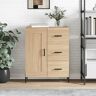 RAUGAJ Dit artikel- Dressoir Sonoma Eiken 69,5x34x90 cm Engineered Wood-Nice