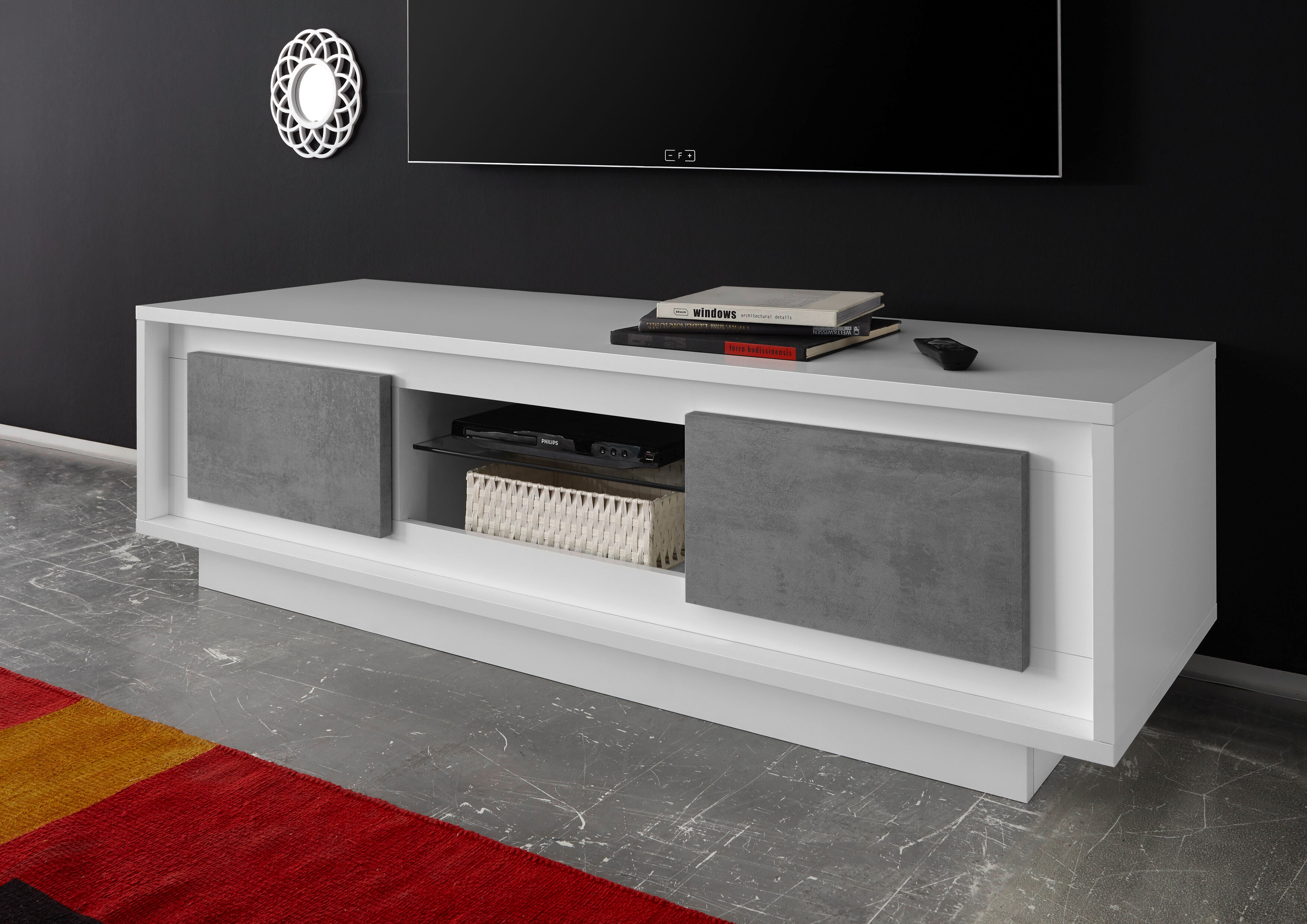 trendy tv meubel betonlook