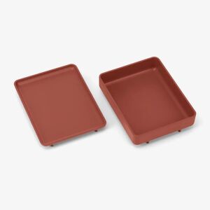 Vitra Drop Box Tray Set, Brick