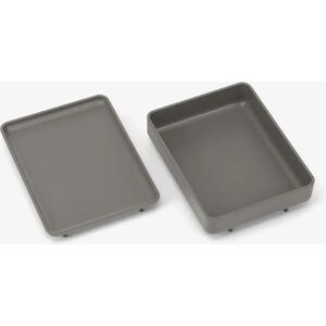 Vitra Drop Box Tray Set, Dark Grey