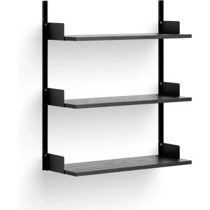 New Works Wall Shelf 90 - Black Ash/black