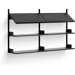 New Works Office Shelf 90 - Black Ash/black