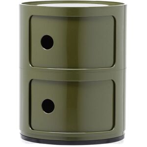 Kartell Componibili 4966, Green, 2 Compartments