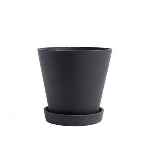 HAY Flowerpot With Saucer Xl - Black