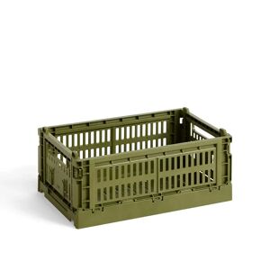 HAY Colour Crate S 17 x 26,5 cm Oliven