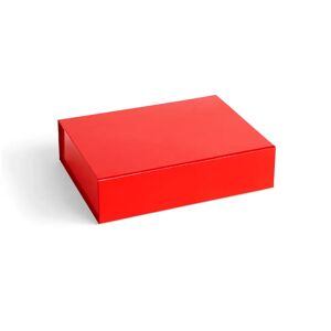 HAY Colour Storage S boks med lokk 25,5 x 33 cm Vibrant red