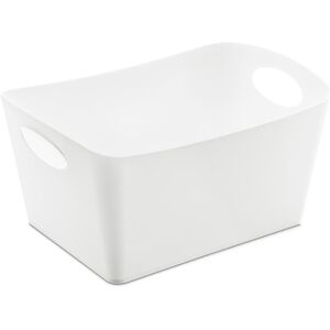 Koziol Boxxx oppbevaringsboks S 1 l Recycled white