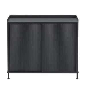 Muuto Enfold sidebord, høyt Black-black