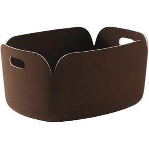 Muuto Restore oppbevaringskurv Dark Brown