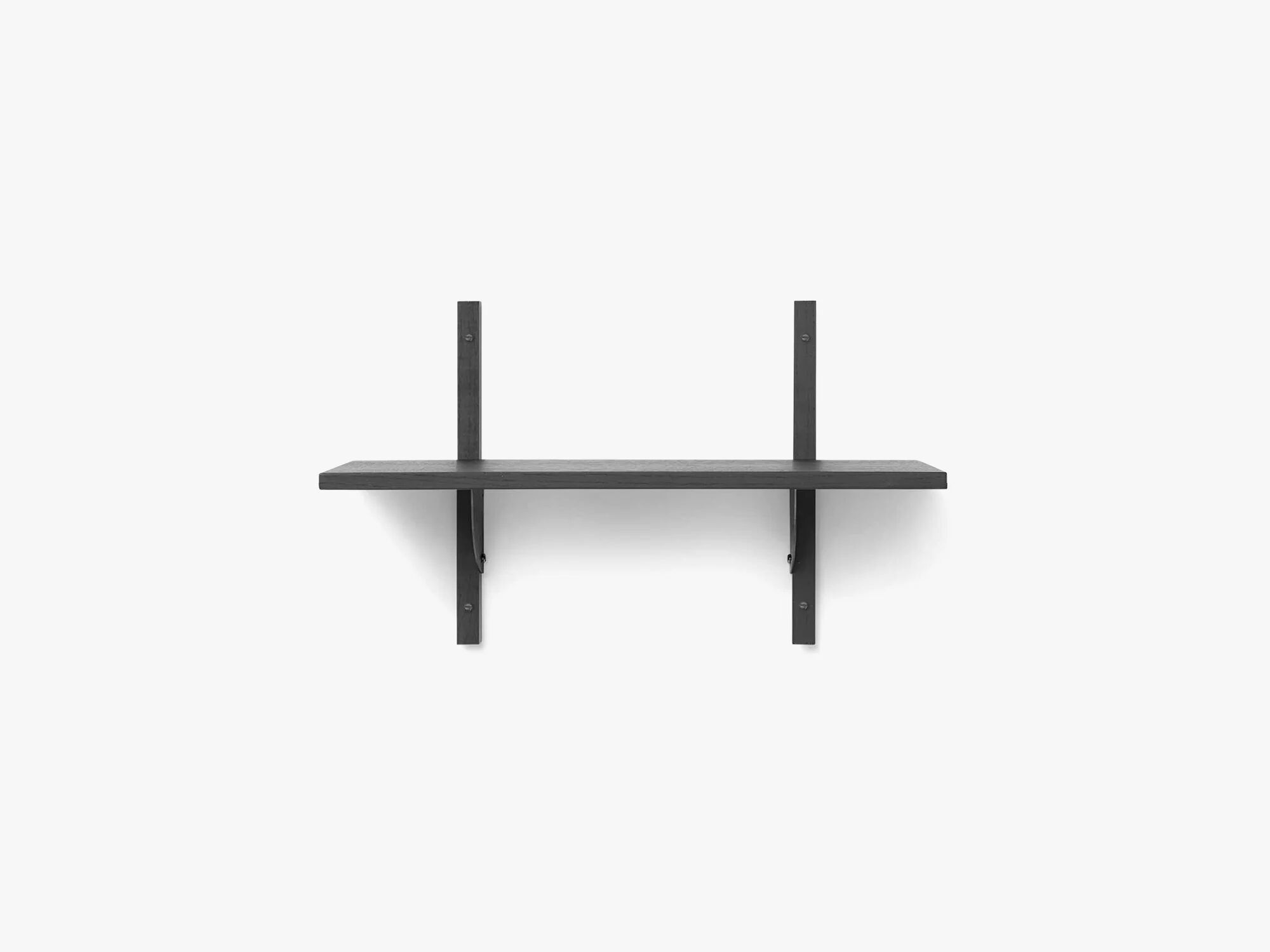 Ferm Living Sektor Sokkel S / N-Black Ash-Svart Messing