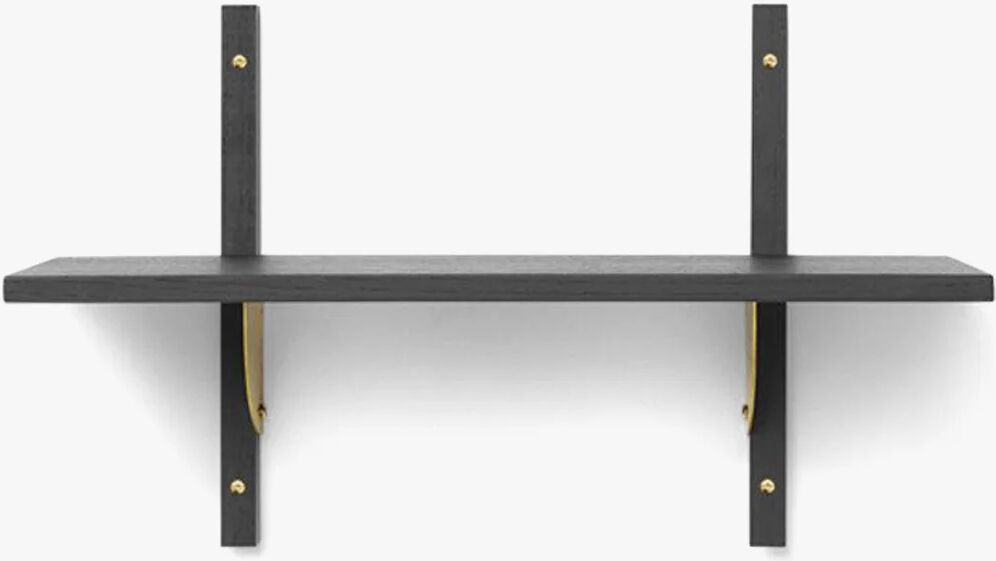 Ferm Living Sektor Sokkel S / N-Black Ash-Messing