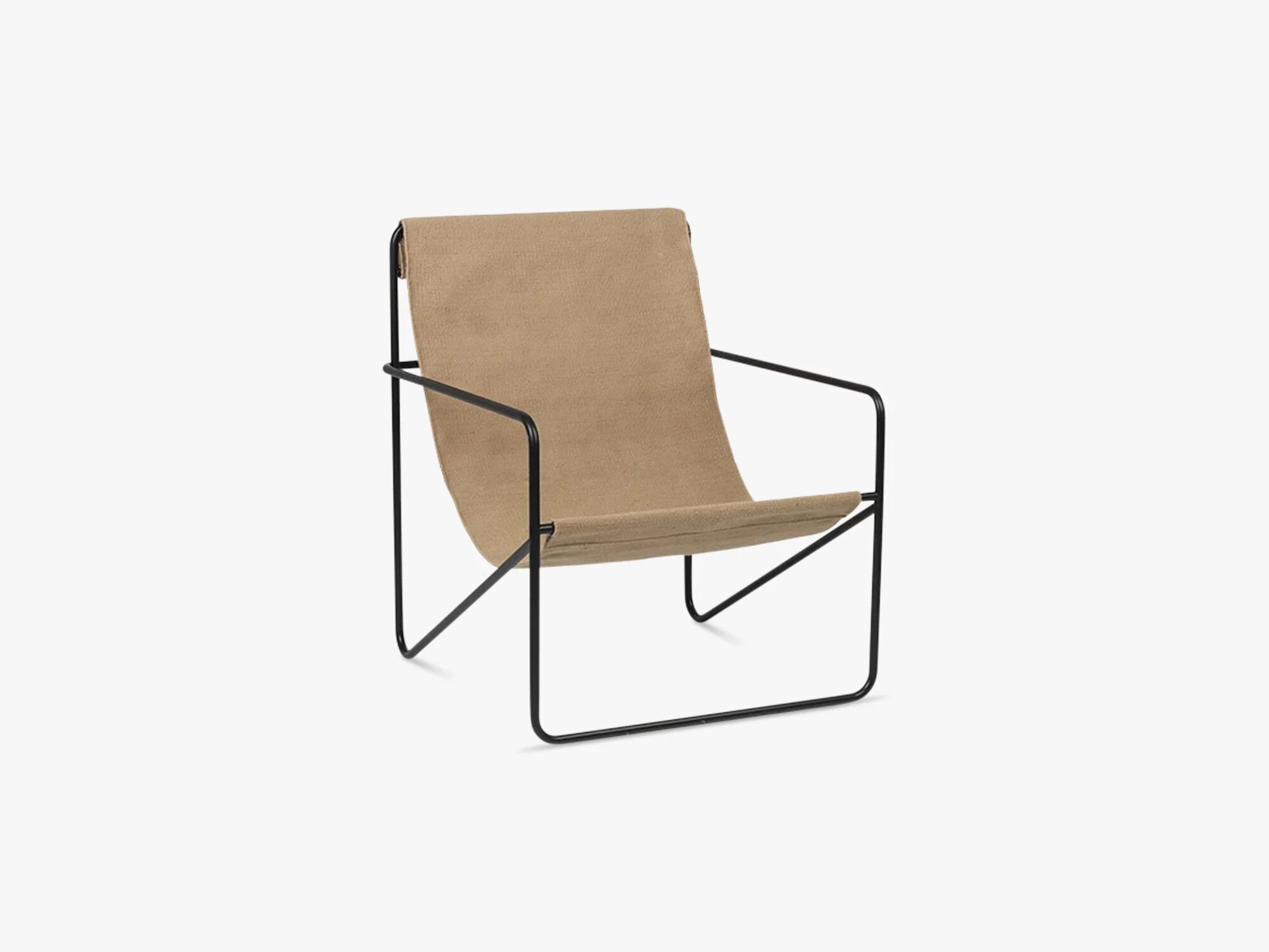 Ferm Living Desert Chair - Svart / Solid