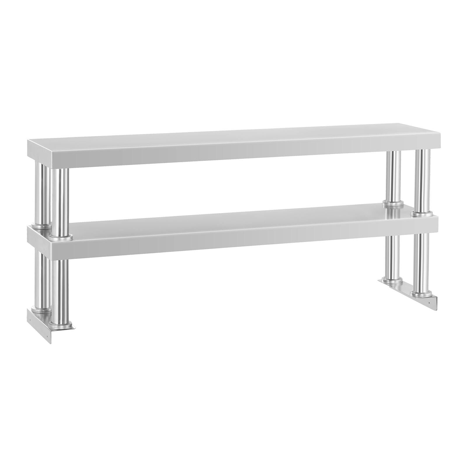 Royal Catering Stålhylle - 120 cm - 2 hyller 10010298