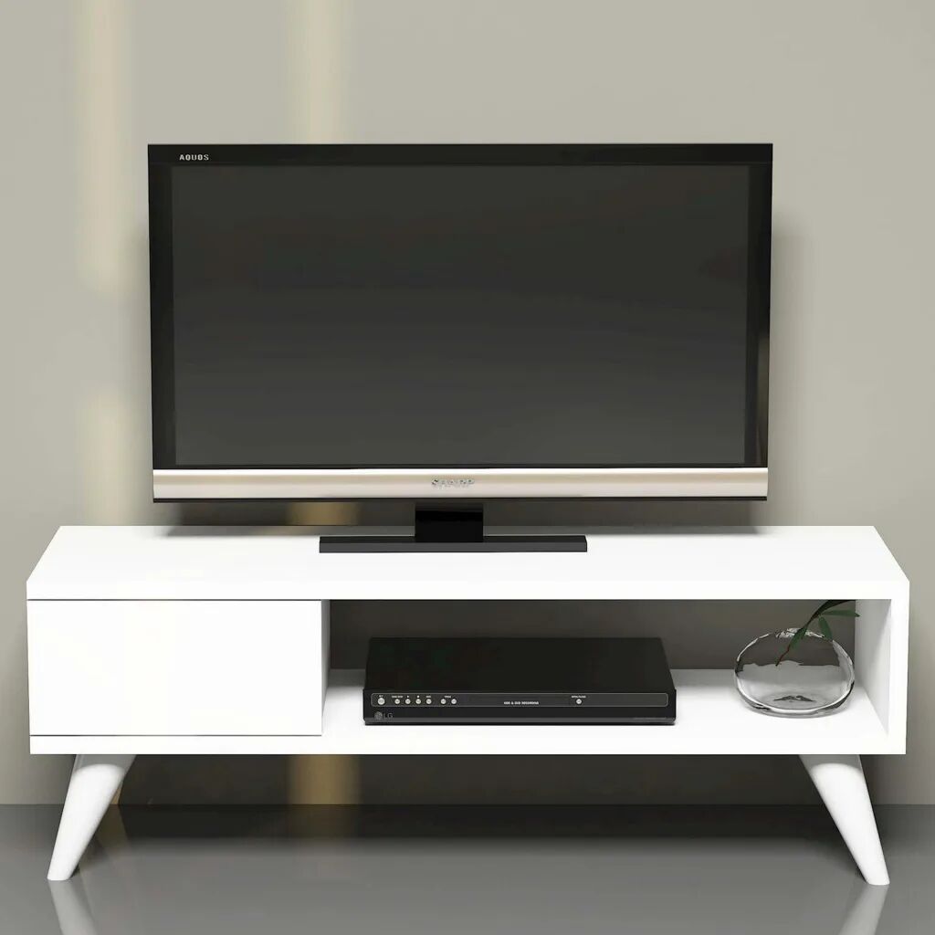 Homemania TV-benk Maya 90x30x33 cm hvit