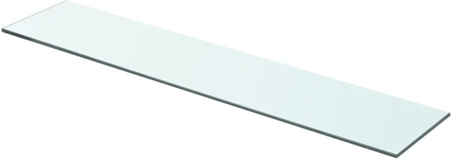 vidaXL Hyllepanel klart glass 70x15 cm