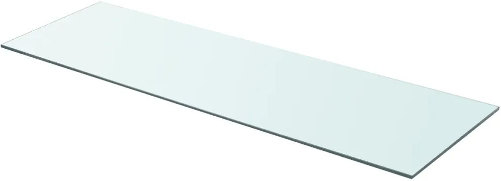 vidaXL Hyllepanel klart glass 90x30 cm