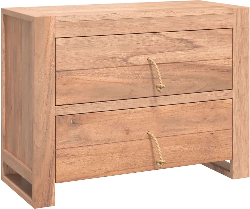 vidaXL Skjenk 80x35x60 cm heltre teak