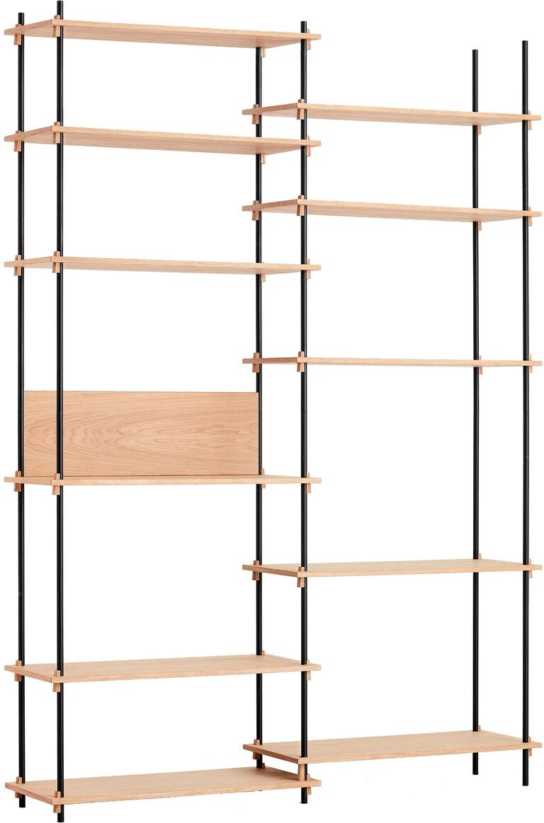 Moebe shelving system ekstra tall double Oak