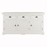 Dekoria Komoda Brighton 3 szuflady + 3 drzwi white - Size: 181 x 56 x 96 cm