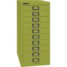 BISLEY MultiDrawer™ seria 29, DIN A4, 10 szuflad, zielony