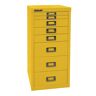 BISLEY MultiDrawer™ seria 29, DIN A4, 8 szuflad, żółty