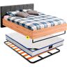 Forma Ideale Pack Cama Sardenha 160x200cm + Estrado + Colchão Spring Roller - Homycasa