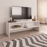 vidaXL Móvel de TV 120x40x40 cm aglomerado branco